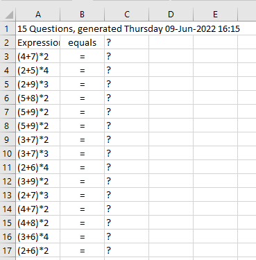 Generate_Math_Test3